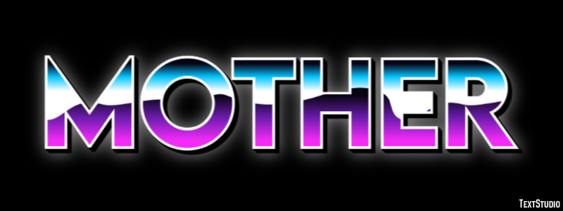 Mother Text Effect