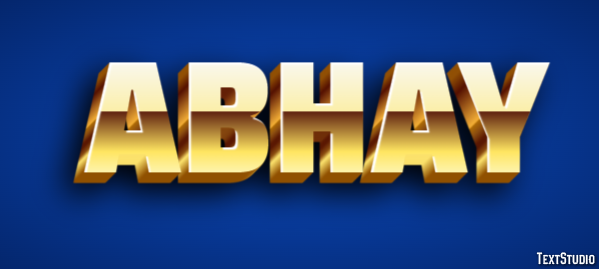 Abhay Text Effect