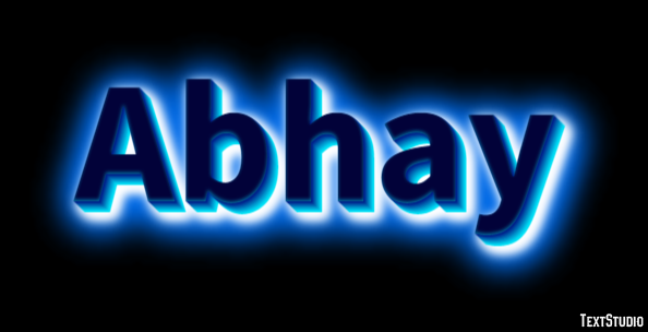 Abhay Text Effect