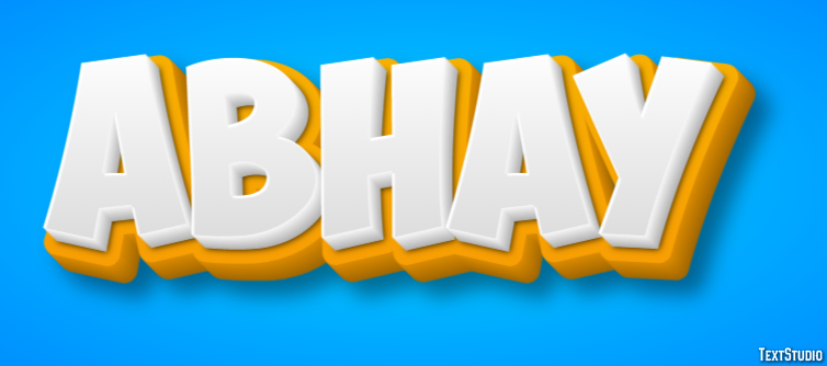 Abhay Text Effect