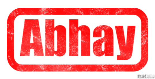 Abhay Text Effect