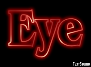 Eye Text Effect
