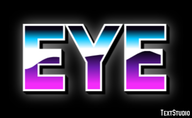 Eye Text Effect