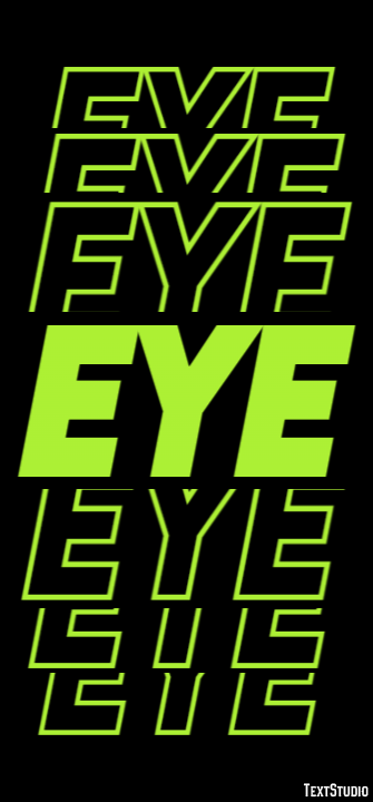 Eye Text Effect