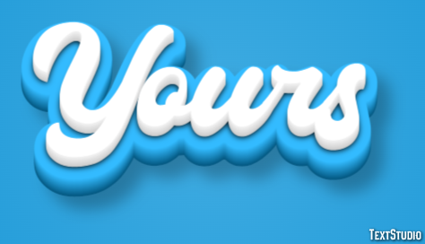 Yours Text Effect