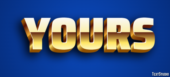 Yours Texteffekt