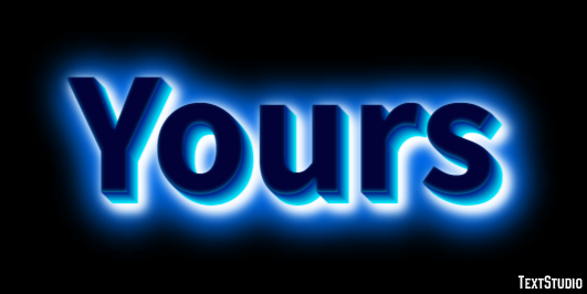 Yours Text Effect