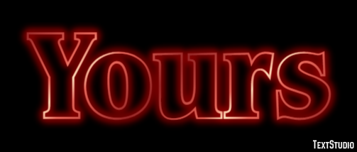 Yours Text Effect