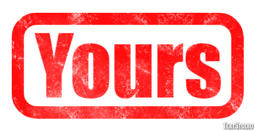 Yours Text Effect