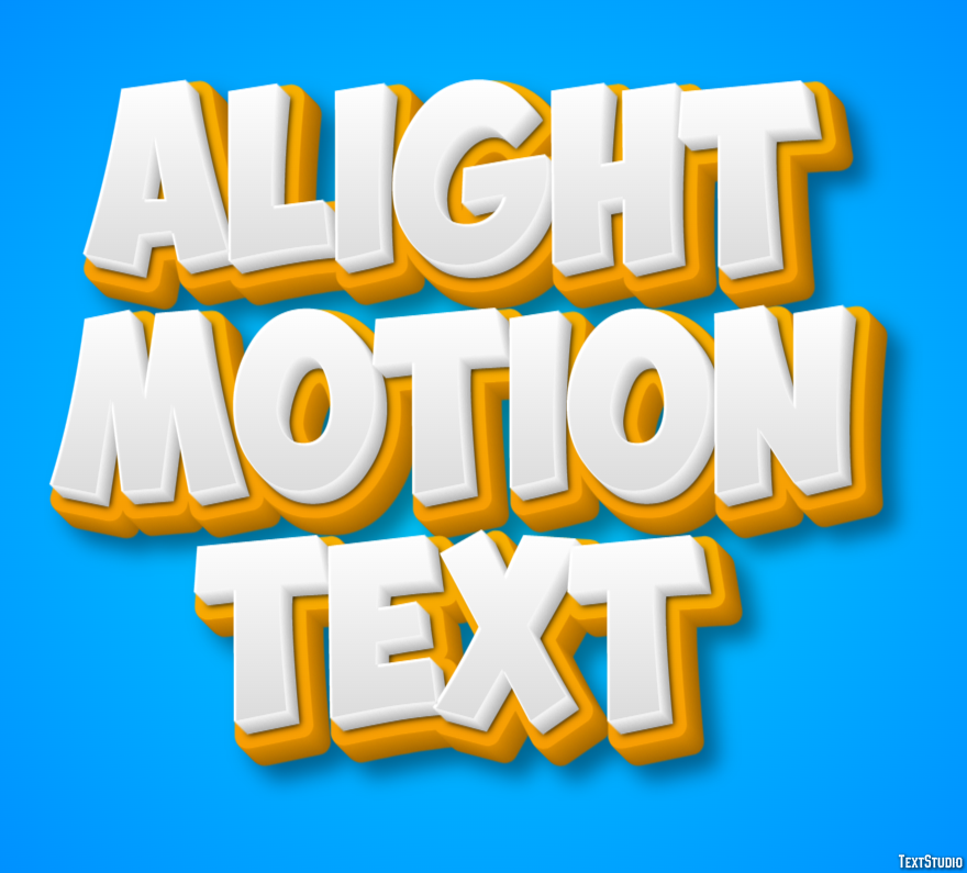 Alight Motion Text Efecto de Texto