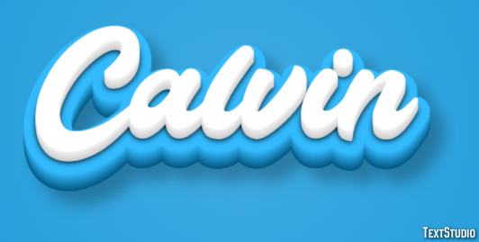 Calvin Efekt tekstowy