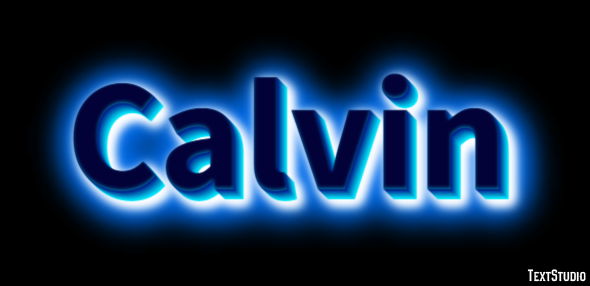 Calvin Efekt tekstowy