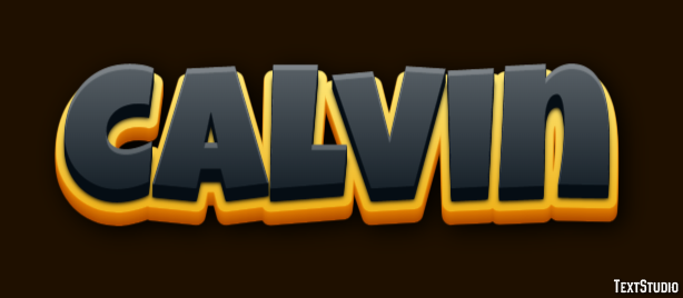 Calvin Text Effect