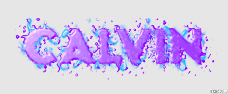 Calvin Text Effect