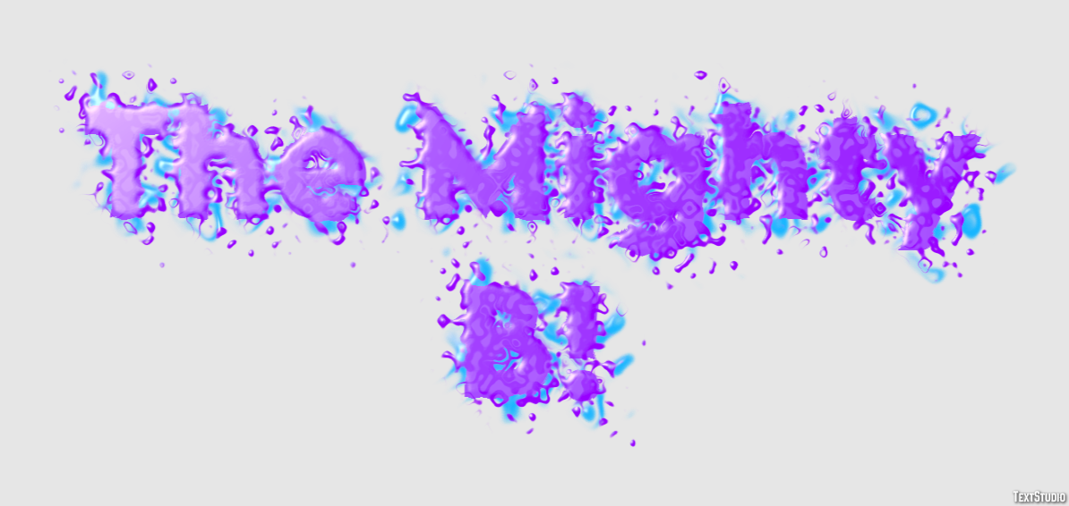 The Mighty B! Texteffekt