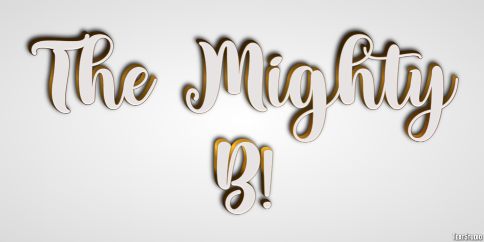 The Mighty B! Texteffekt
