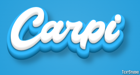 Carpi Efekt tekstowy