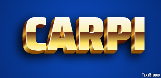 Carpi Efekt tekstowy