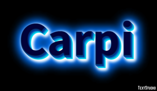Carpi Efekt tekstowy