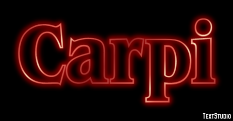 Carpi Efekt tekstowy
