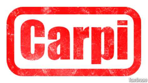 Carpi Efekt tekstowy