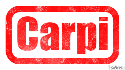 Carpi Efekt tekstowy