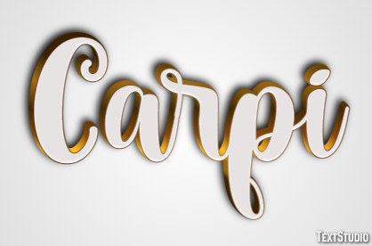 Carpi Efekt tekstowy