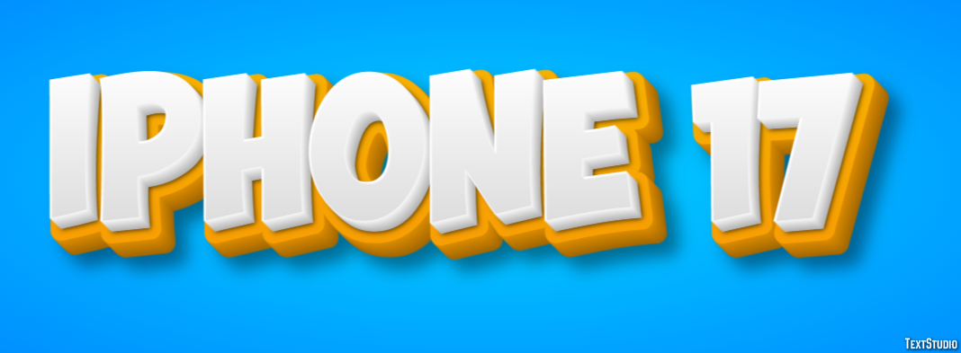 IPhone 17 Texteffekt