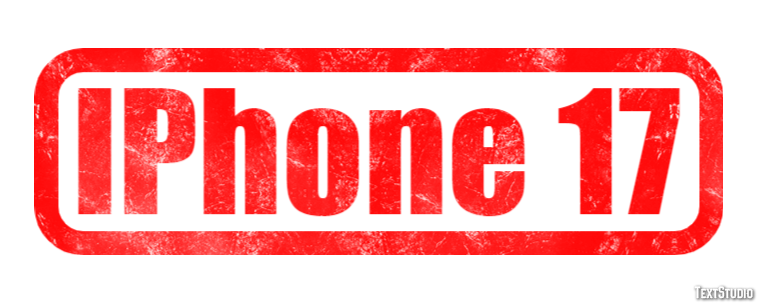 IPhone 17 Texteffekt