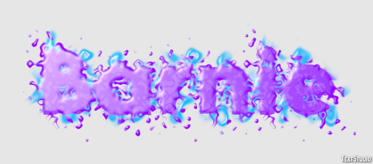 Barnie Text Effect