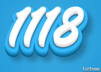 1118 Эффект текста