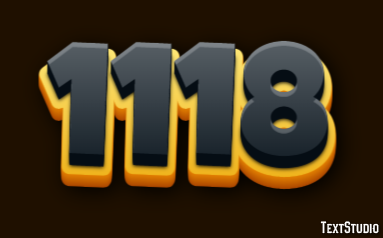 1118 Эффект текста