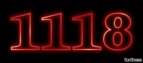 1118 Эффект текста