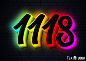 1118 Эффект текста