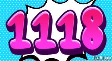 1118 Эффект текста