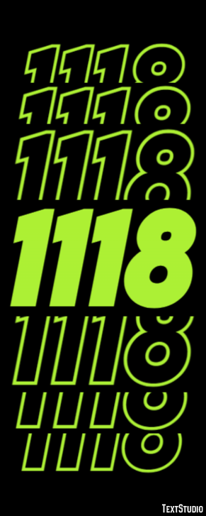1118 Эффект текста