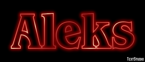 Aleks Text Effect