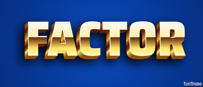 Factor Text Effect