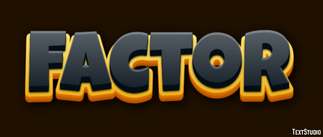 Factor Text Effect