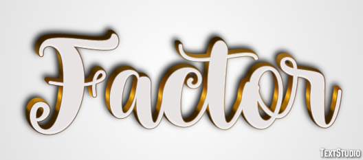 Factor Text Effect