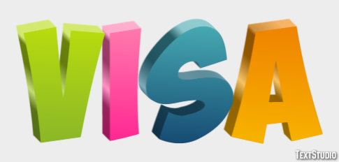 Visa Effet de Texte