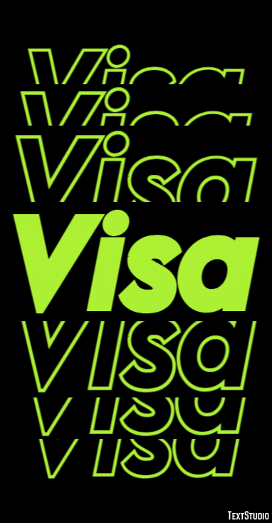 Visa Metin Efekti