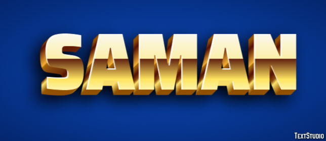 Saman Text Effect