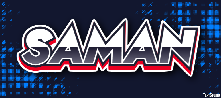 Saman Text Effect