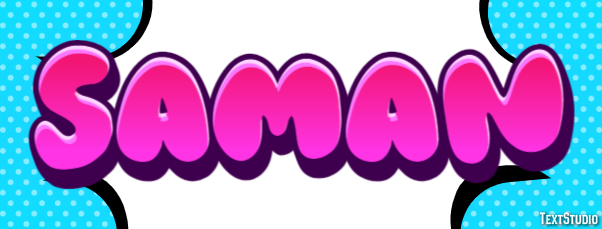 Saman Text Effect
