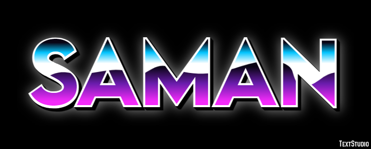 Saman Text Effect
