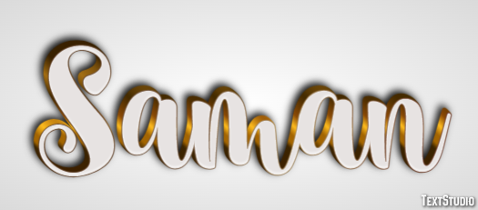 Saman Text Effect
