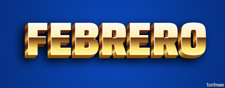 Febrero Texteffekt