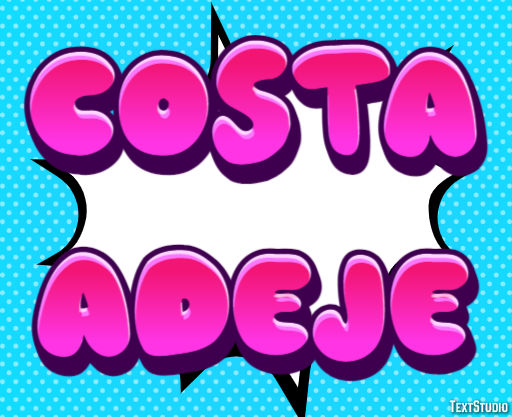 Costa Adeje Efekt tekstowy