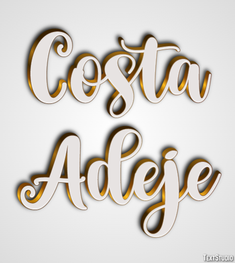 Costa Adeje Effetto testo